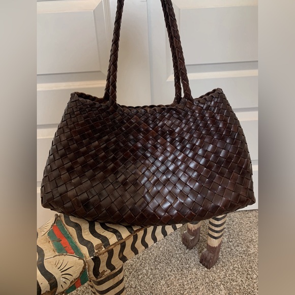 Dragon Diffusion Santa Croce Bag - Large Size - Dark Brown - Picture 6 of 16